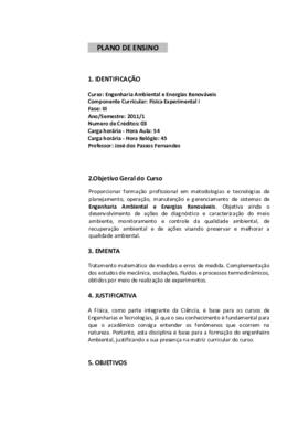 Física Experimental I