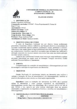 Física Experimental II - Turma B