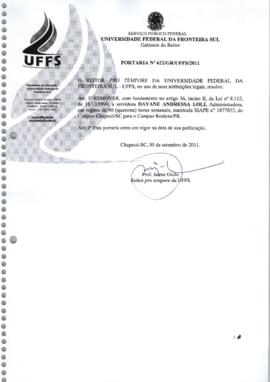 Portaria 622-GR-2011