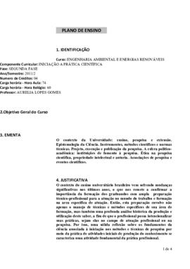 Iniciação à Prática Científica