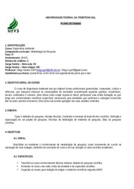 Metodologia da Pesquisa