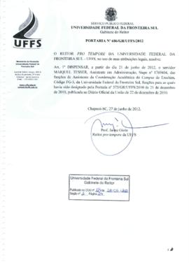 Portaria 686-GR-2012