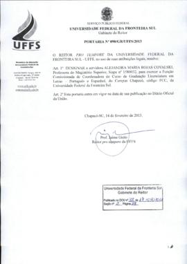 Portaria 090-GR-2013