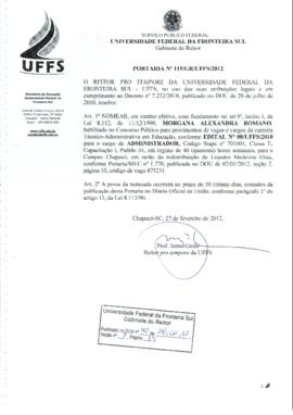 Portaria 115-GR-2012