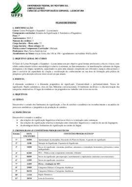 Estudos da Significação I