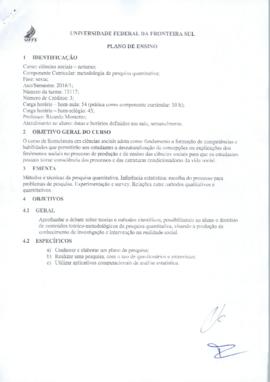 Metodologia de Pesquisa Quantitativa