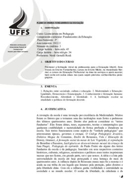 Fundamentos da Educação