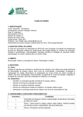 Espaços Urbanos