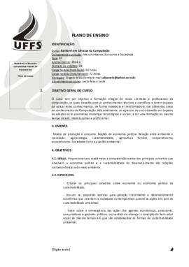Meio Ambiente, Economia e Sociedade