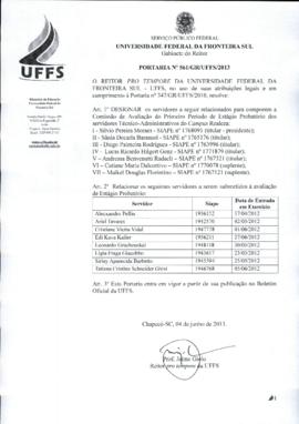 Portaria 561-GR-2013