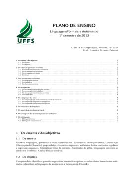 Linguagens Formais e Autômatos