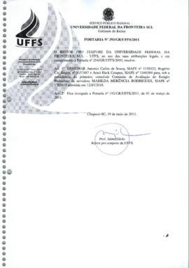 Portaria 393-GR-2011