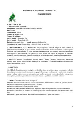 Geometria Analítica