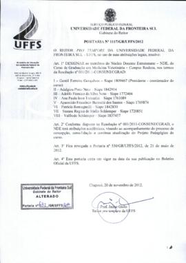 Portaria 1117-GR-2012