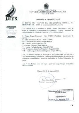 Portaria 520-GR-2012