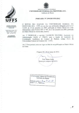 Portaria 239-GR-2012