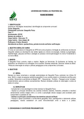 Geografia Física