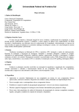 Organização de Computadores