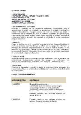 Saúde Coletiva I