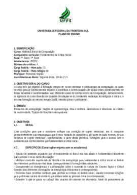 Fundamentos da Crítica Social