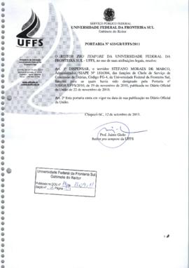 Portaria 633-GR-2011