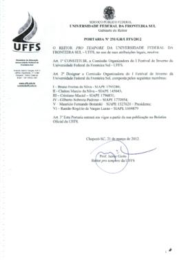 Portaria 251-GR-2012