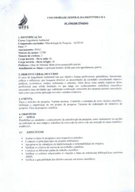 Metodologia da Pesquisa
