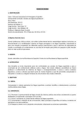 Estudos da Língua Espanhola IV