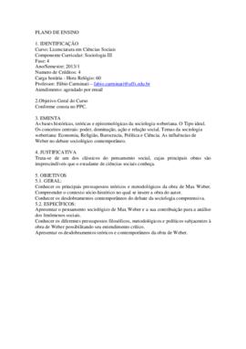 Sociologia III