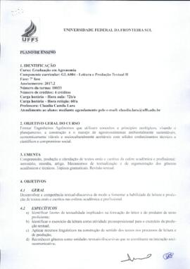 Leitura e Produção Textual II