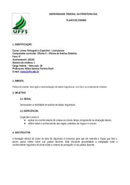 Oficina II - Oficina de Análise Sintática