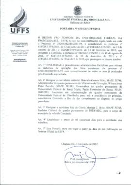 Portaria 652-GR-2012