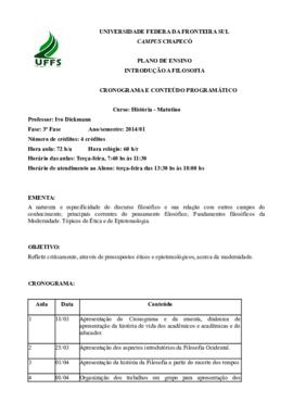 Introdução à Filosofia