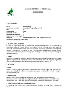 Introdução à Pesquisa Operacional