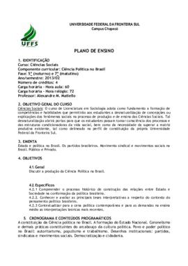 Ciência Política no Brasil