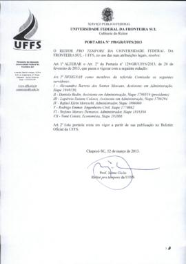 Portaria 198-GR-2013