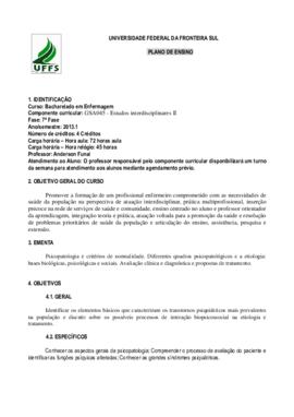 Estudos Interdisciplinares II