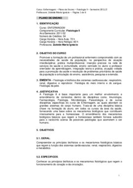 Fisiologia II