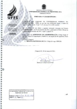Portaria 232-GR-2011