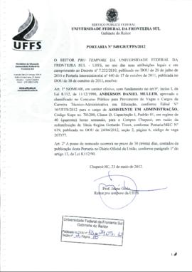Portaria 548-GR-2012