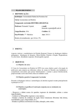 História Regional