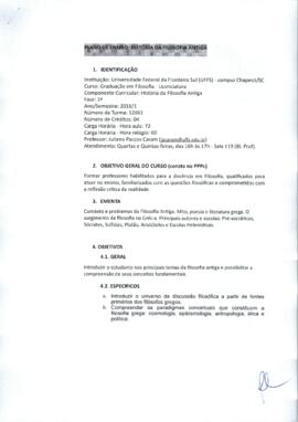 História da Filosofia Antiga