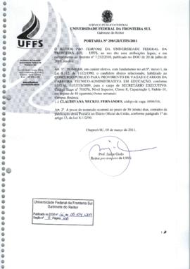 Portaria 298-GR-2011