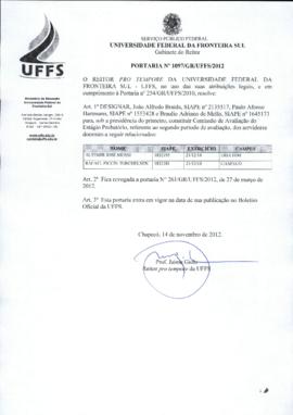 Portaria 1097-GR-2012