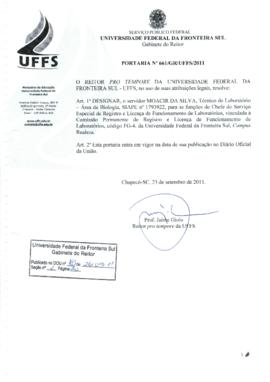 Portaria 661-GR-2011