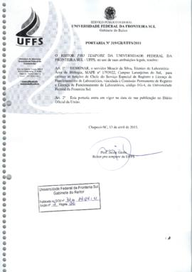 Portaria 319-GR-2011