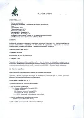 Administração de Sistemas de Informação