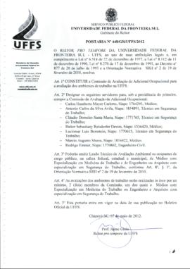 Portaria 448-GR-2012