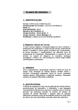 Cálculo Numérico