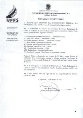 Portaria 903-GR-2012